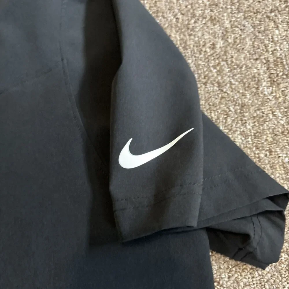 New York Jets Mens Large Button Snap Polo Nike Dri Fit On Field NFL Football - Picture 8 of 12